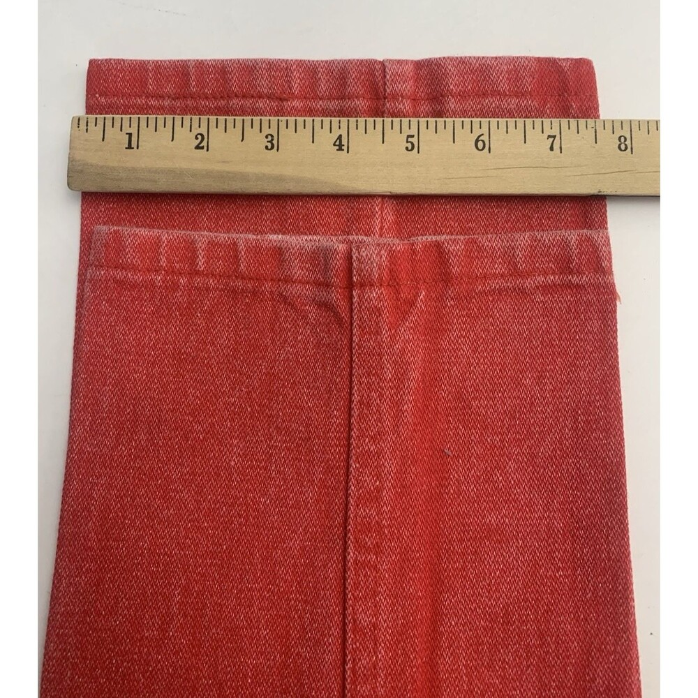VTG Wrangler Women’s Jeans 1 x 34 Cowboy Cut Western Acid Wash Red-Orange Rodeo - Picture 6 of 16